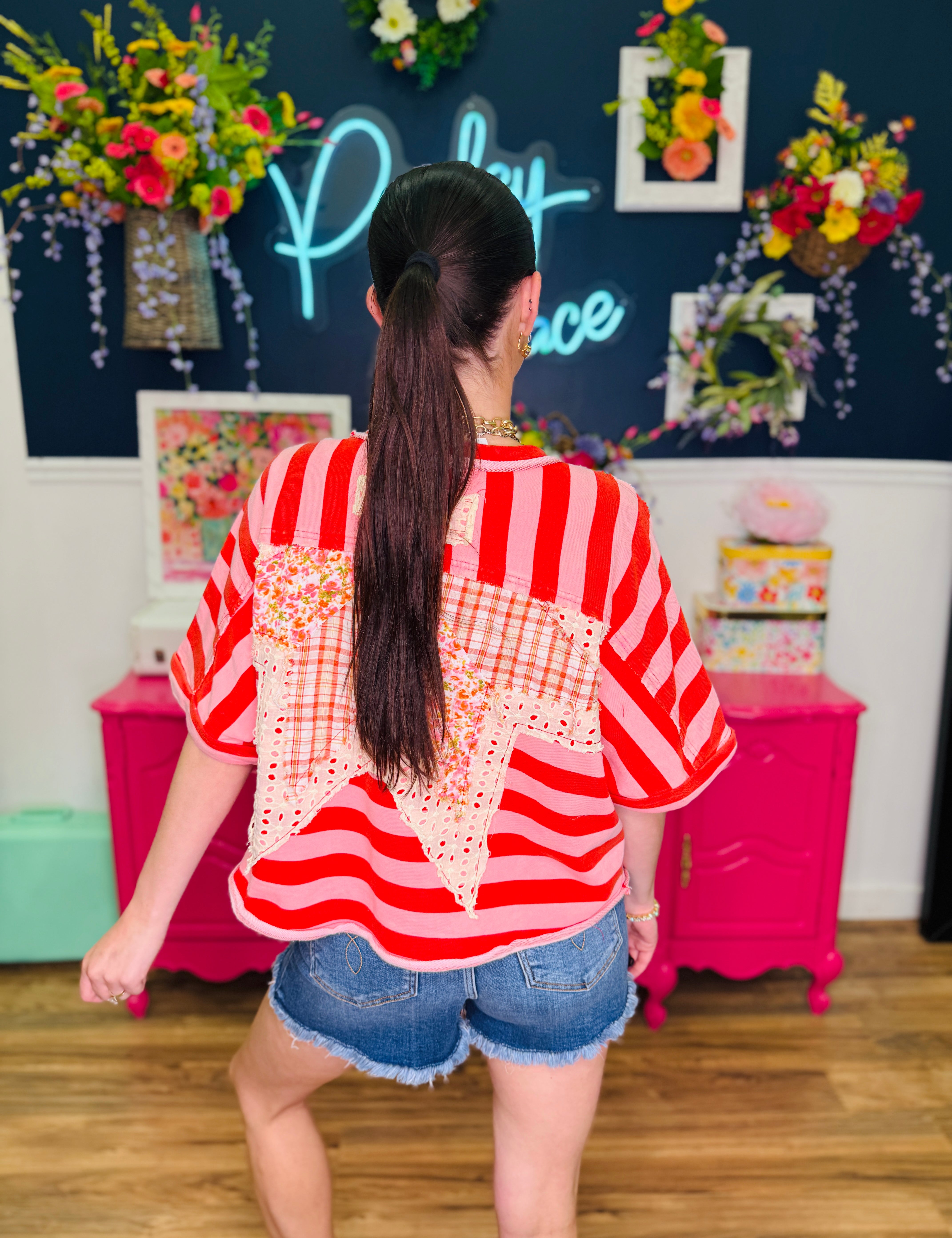 Star Spangled Style Top - Red