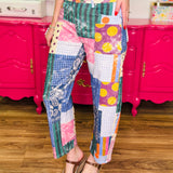 Happy Hues Patchwork Pants