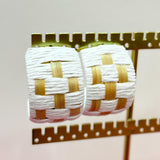 Cammie Woven Hoop Earrings - LAST ONES FINAL SALE - LAST ONES FINAL SALE