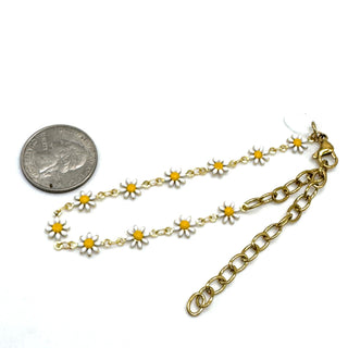 Happy Daisy Enamel Bracelet