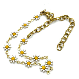 Happy Daisy Enamel Bracelet
