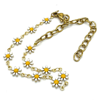 Happy Daisy Enamel Bracelet