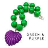 Deco Carved Heart Necklace