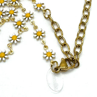 Happy Daisy Chain Enamel Necklace