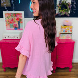 Weekend Whimsy Top - Lt. Pink