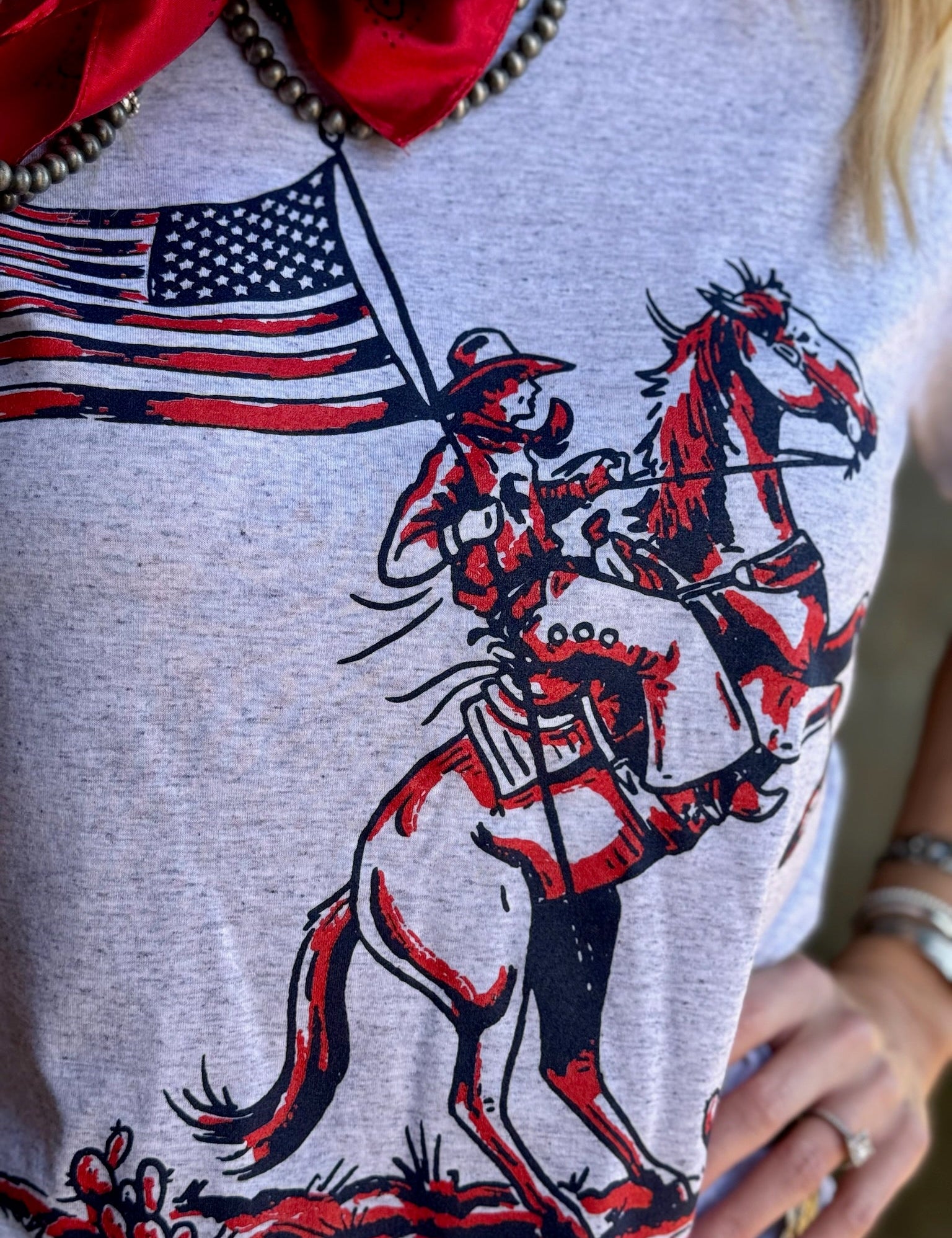 Patriotic Cowboy Tee