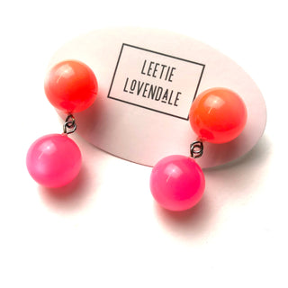 neon earrings