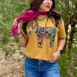 Barbara's Floral Donkey Tee
