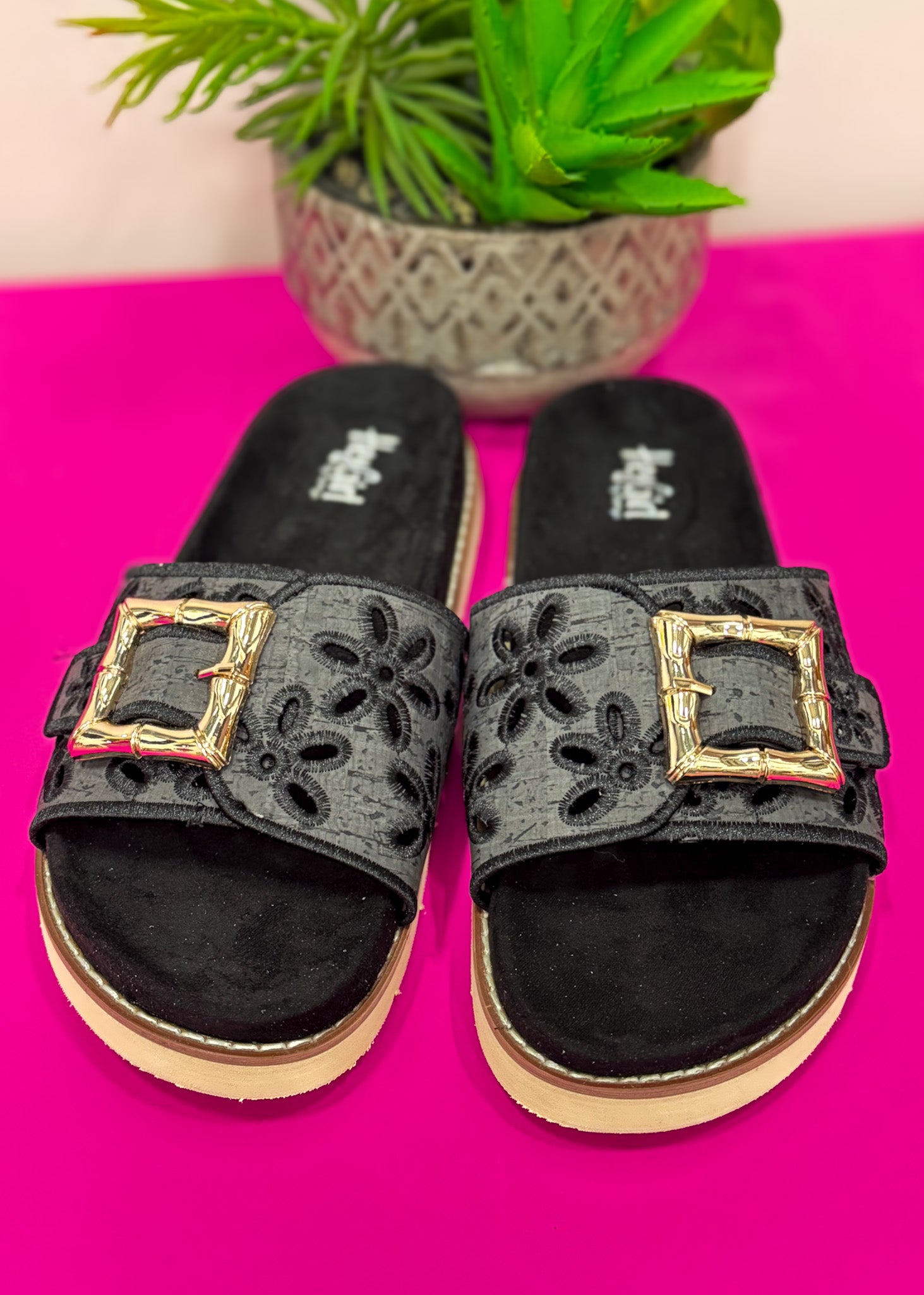Slid In My DM Black Sandal by Corkys FINAL SALE – Paisley Grace