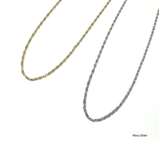 BB LILA - Wavy Slider Necklace