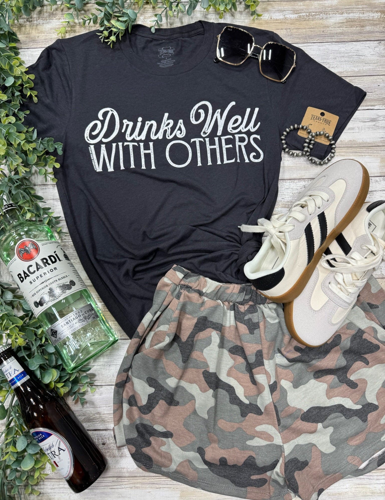 Camo Print Shorts