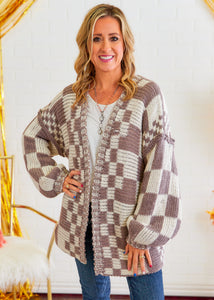 Token of Love Cardigan - Grey/Taupe - FINAL SALE