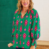 Greatest Way Top - Green* FINAL SALE *