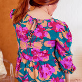 Insta Famous Top - Dark Teal PLUS ONLY* LAST ONES FINAL SALE *