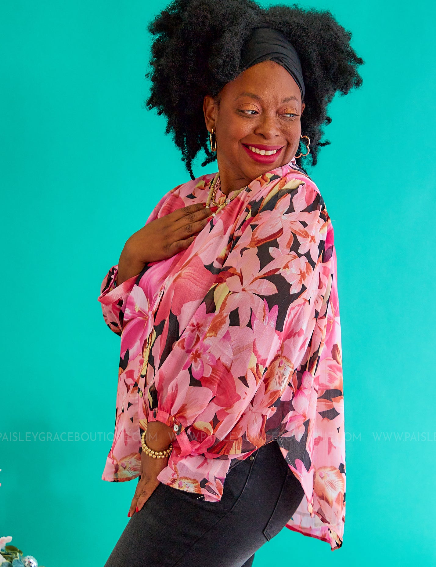 Petals In Power Top - LAST ONES FINAL SALE