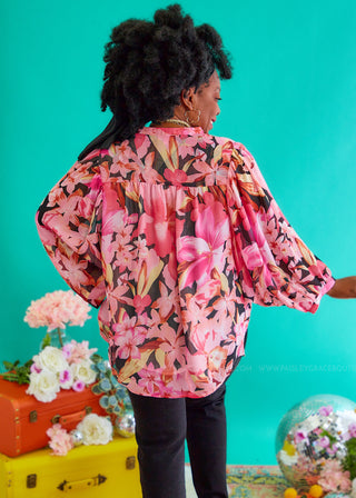 Petals In Power Top - FINAL SALE