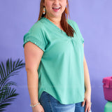 Sunburst Energy Top - Sage - LAST ONES FINAL SALE
