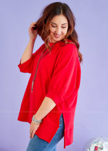 Load image into Gallery viewer, After My Own Heart Top - Red - FINAL SALE
