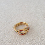 Infinity Diamond Ring - WATERPROOF-Ring-Pretty Simple