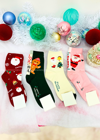 North Pole Cozy Socks - 4 Styles - DOORBUSTER