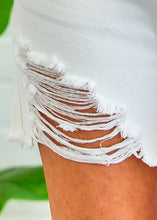 Load image into Gallery viewer, Jessie High Rise Rigid Magic Cutoff Shorts in White
