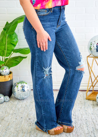 Rose 90's Straight Jeans - DK Wash RESTOCK!