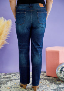 Arlo Button-Fly Straight Jeans