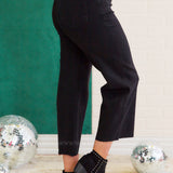 Susannah Black Crop Jeans by Judy Blue * FINAL SALE *