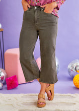 Load image into Gallery viewer, Brittany Olive Cropped Jeans by Judy Blue - FINAL SALE

