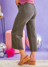Load image into Gallery viewer, Brittany Olive Cropped Jeans by Judy Blue - FINAL SALE
