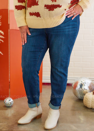 Macie/Rowena Pull- On Slim Jeans by Judy Blue - HOT RESTOCK