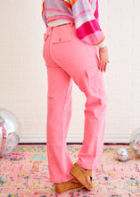Load image into Gallery viewer, Britney/Peggy Cargo Straight Jeans Pink - HOT RESTOCK

