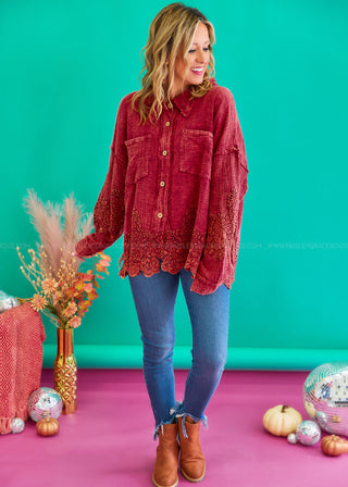 Taking The Leap Top - 2 Colors* FINAL SALE *