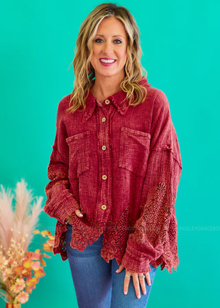 Taking The Leap Top - 2 Colors* FINAL SALE *