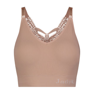 Jules Ribbed Crochet Bralette - PREORDER