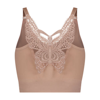 Jules Ribbed Crochet Bralette - PREORDER