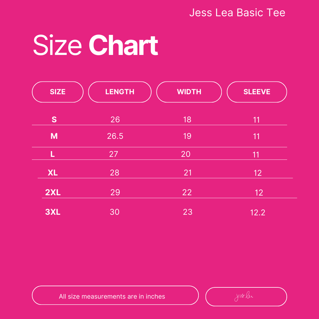 Jess Lea Basic Tee- White - FINAL SALE