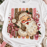 Pink Velvet Santa Boujee Tee