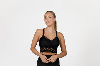 Juliette Deluxe Racerback Lace Bralette - PREORDER