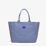 Lee Gingham Soft Tote - Navy