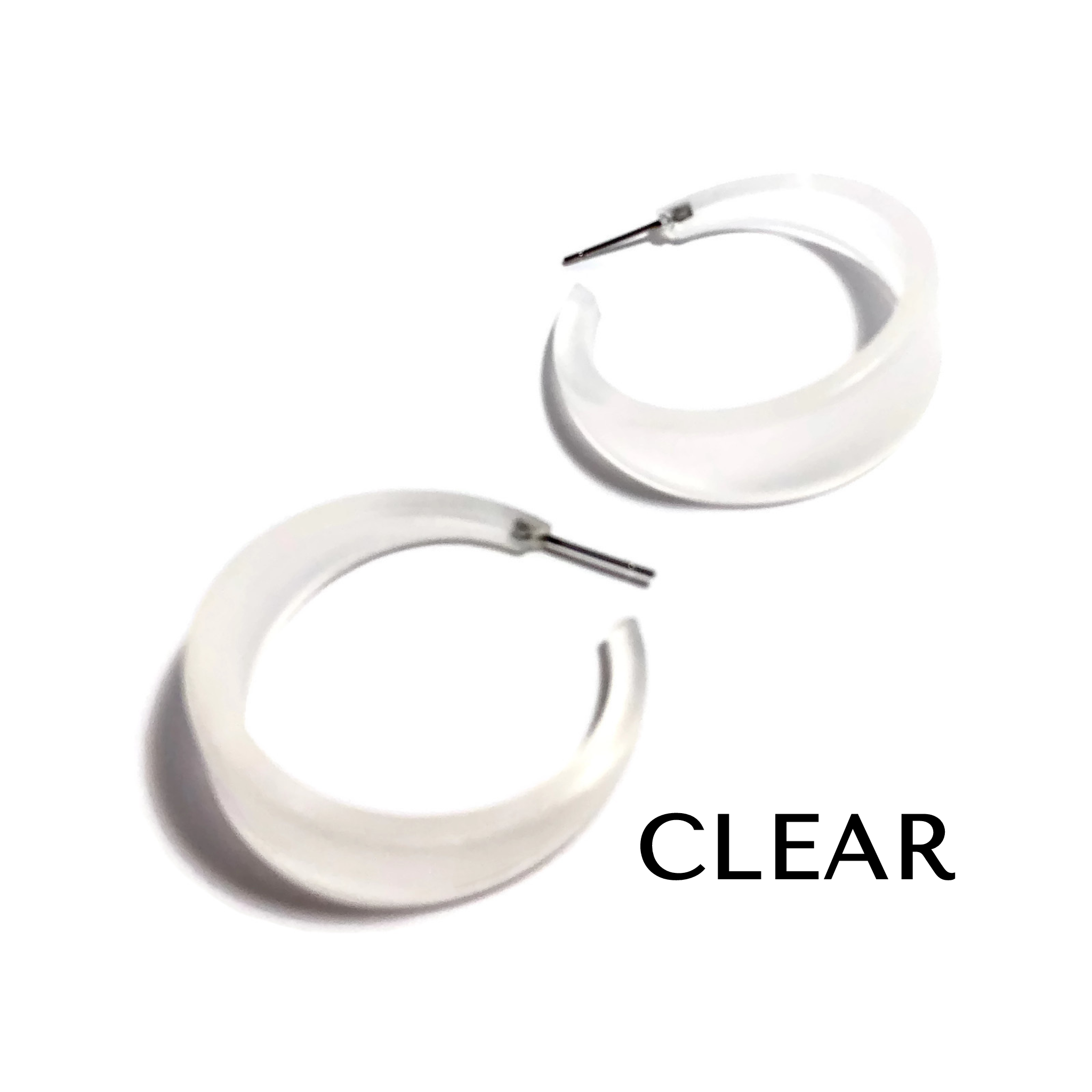 Frosted Emily Hoop Earrings - PREORDER