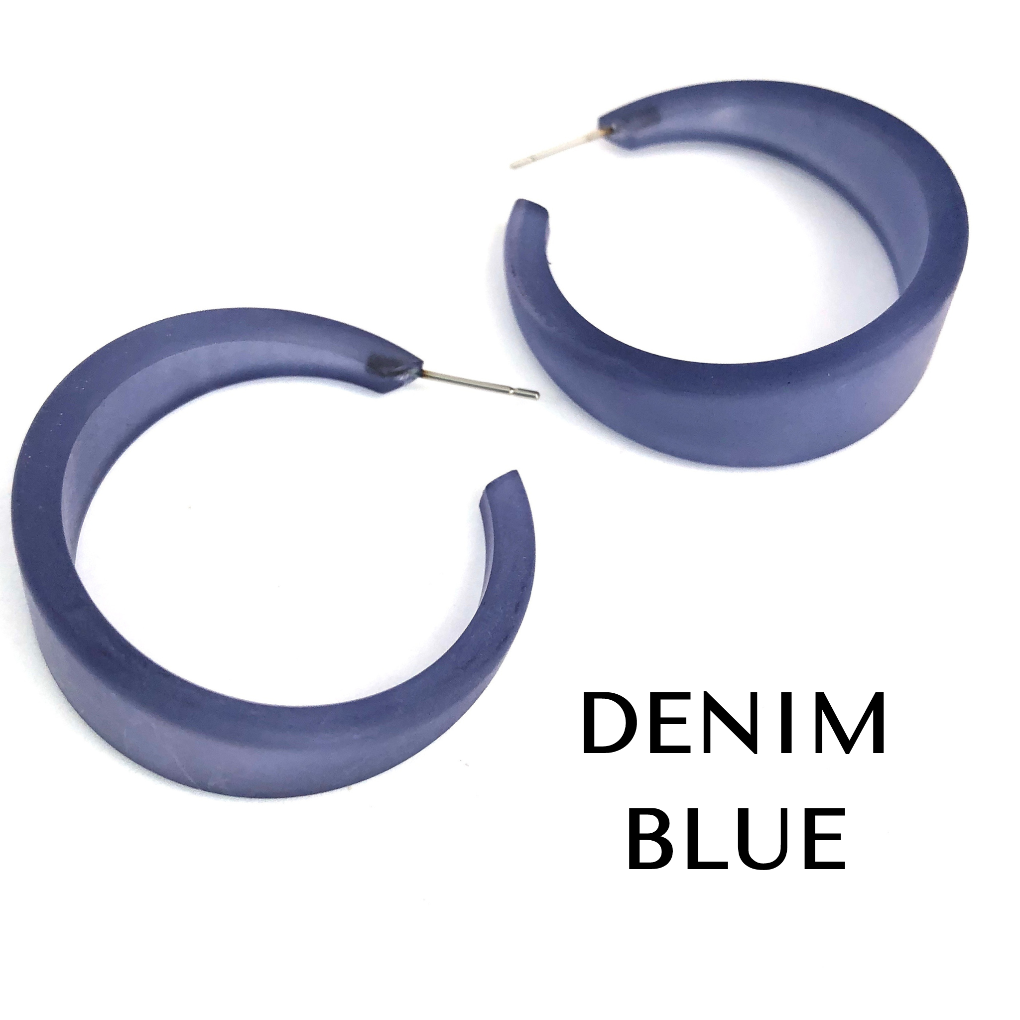 Frosted Emily Hoop Earrings - PREORDER