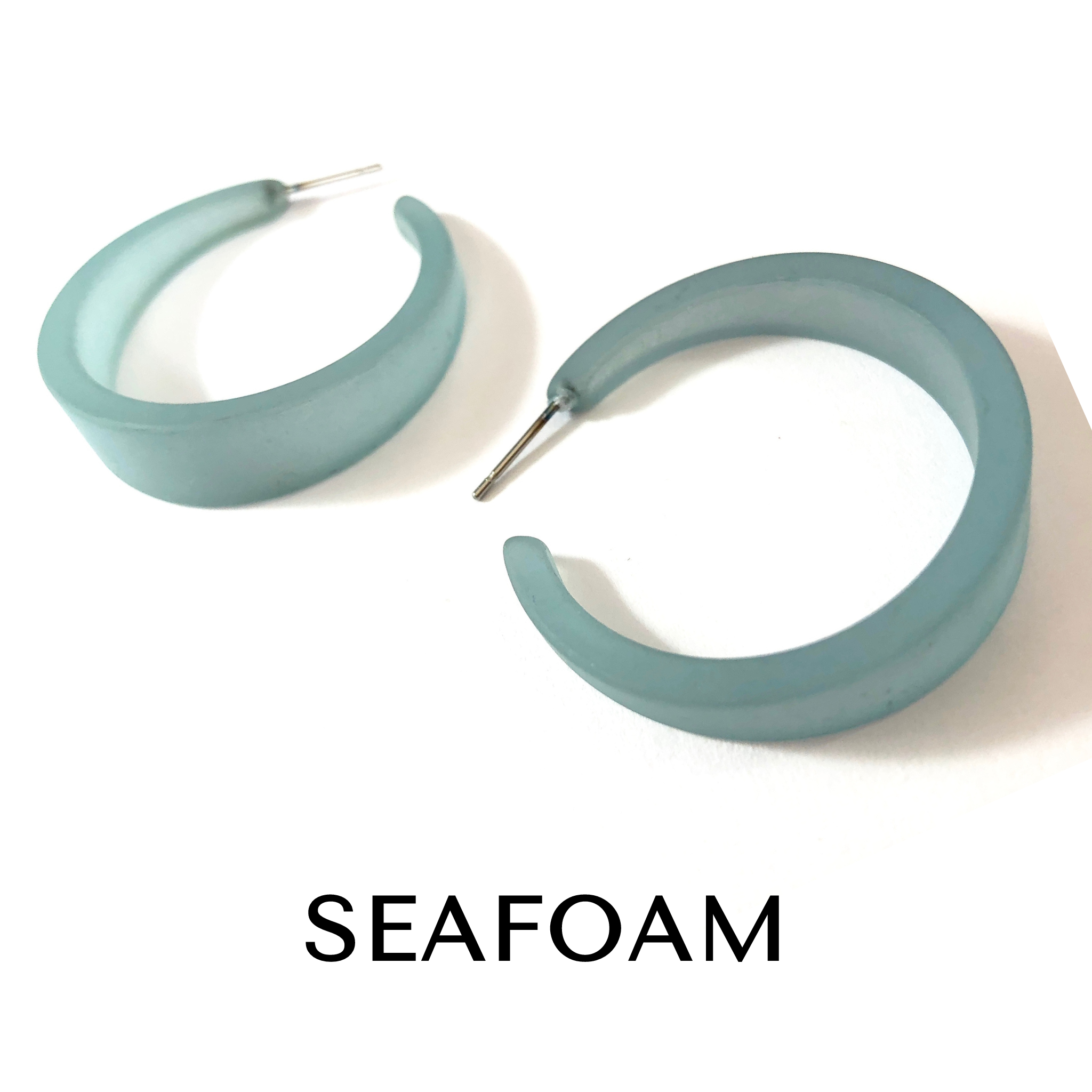 Frosted Emily Hoop Earrings - PREORDER