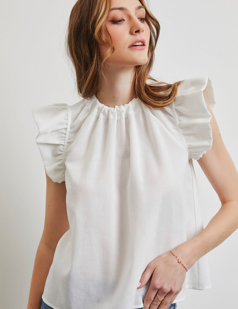 Heyson Ruffle Sleeve Top - 3 Colors - LAST ONES FINAL SALE