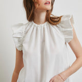 Heyson Ruffle Sleeve Top - 3 Colors - LAST ONES FINAL SALE