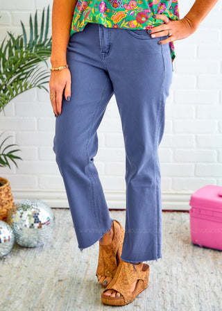 Lidia Tummy Control Straight Crop Jeans by Lovervet - LAST ONE FINAL SALE