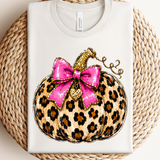 Leopard Pumpkin Boujee Tee