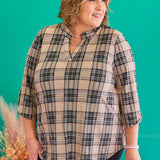 Plaid To Be Here Top* FINAL SALE *