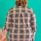 Plaid To Be Here Top* FINAL SALE *