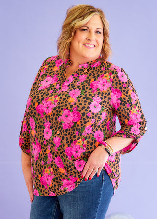 Untamed Elegance Top - LAST ONE FINAL SALE